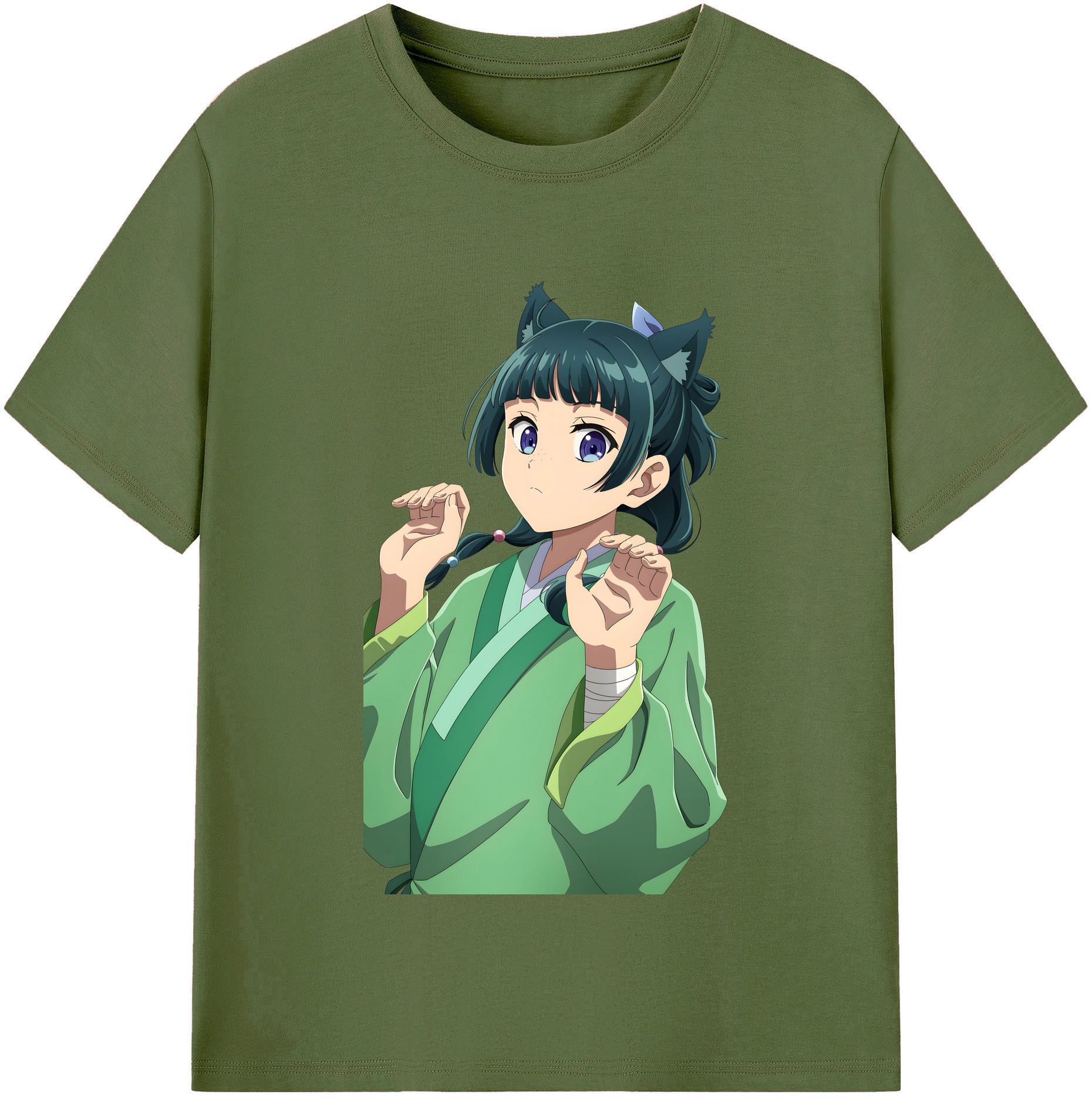 （画像用） 薬屋のひとりごと The Apothecary Diaries 綿100％半袖Tシャツ（フロントプリント）